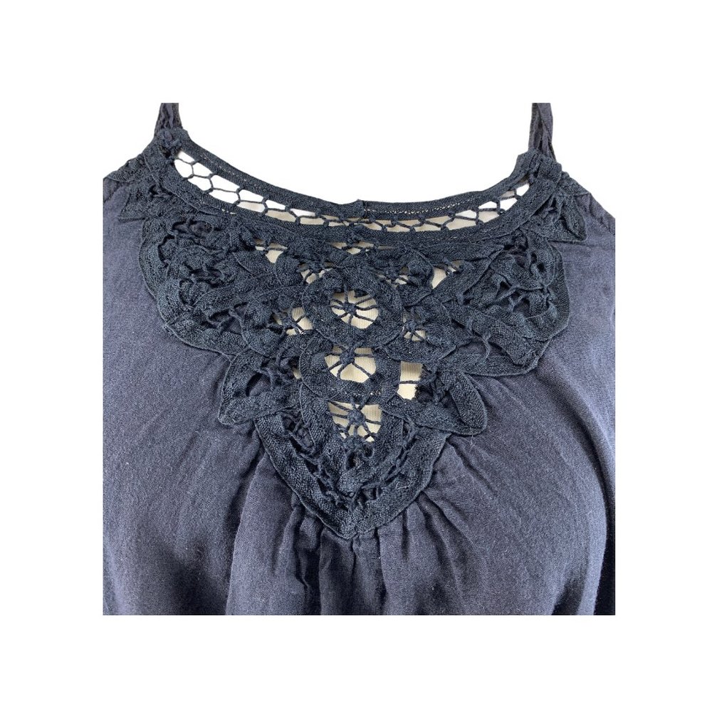 L.E.I. Halter Navy Blue Medium Sun Dress - Picture 2 of 4